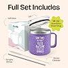 Birthday Gifts for Women Who Have Everything - Sometimes You Forget You Are Awesome Gifts for Women Birthday Gifts for Mom From Daughter 14oz Purple Mug Gifts Baskets for Women Fun Teacher Gift