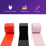 Bdsm Bondage Restraints Tape Set - Adult Toy Sex Restraint Bondage Tape, Static Electrostatic Tape For Couples, Bondage Toy For Restraining Pleasure 3Roll