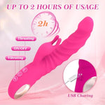 Thrusting Vibrator Couples Sex Toys, Rabbit Thrusting Dildo With 3 Thrusting 10 Vibration & 3 Wiggling Modes, Bdsm Adult Toys Female Sex Toy Clitoral Stimulator, Sex Novelties Adult Sex Toys & Games