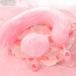 Tail Plug?Tail Butt Plug?Sex Fox Tail Anal Plug, Silicone Anal Butt Plug Furry Cosplay Anal Sex Toys For Women Men Couple Adult Product