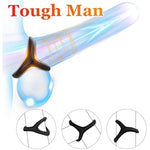 Silicone Penis Ring For Men, 3 In 1 Ultra Soft Stretchy Cock Ring Penis Enlargers Erection Tool, Sex Toy For Men