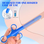 Lube Applicator Syringes, Anal Lube Injector Syringe Reusable Long, Lube Shooter Sex Accessories For Adults, Personal Lubricant Injector, Vaginal Lube Applicator With Airproof Silicone Cap