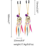 Nipple Clip Sex Tools Restraints Bondage Set Sexy Toys Sm Nipple Clamps Slave Sex Game Tool With Adjustable Straps Bed Play Clitoral Clamps For Women Nipple Clip Clitoris Clamps Adult