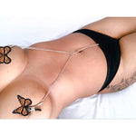 My Bondage Store Adjustable Nipple Clamps Clit Clamp Vagina Chain Screw Set Sex Toys Naughty Bondage Bdsm Silver