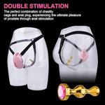 Pink Resin Chastity Cage With Anal Plug - Male Chastity Lock Devices With 4 Rings, Bdsm Sissy Adult Sex Toys For Male Penis Cage And Unobtrusive (Pink, 88G)