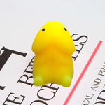 Mini Penis Adult Sex Toys,Realistic Dildos Stress Relief Toy Male Sex Toy for Couple,5Pcs Small Penis Squishy Decompression Squeeze Toy for Sex Game,Tiny Penis Novelty Gag Gifts for Men Women Yellow