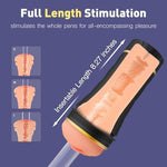Adjustable Pocket Pussy Male Masturbator for Men with Suction & Soft TPE Sleeve