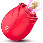 Rose Sex Toy Suction Vibrator - Rose Adult Sex Toy Sucking Vibrator, Women Sex Toys Clitoral Sucker Vibrators For Nipples Adult Sex Toy Sex Machine Vibrator With 10 Suction Modes Vibrater