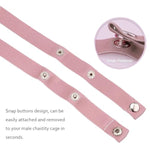 Dusty Pink AntiOff Elastic Strap for Men's Chastity Locks - Secure Support Belt