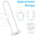Large Butt Plug Trainer,Huge 9.45" Clear Crystal Anal Dildo,Massive Dildo For Vaginal Prostate Stimulation,Adult Sex Toys With Suction Cup For Women/Men/Advanced