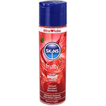 Skins Strawberry Flavored Lube Gel - Flavored Adult Lube For Oral
