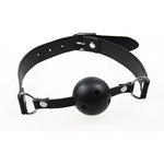 Mouth Breathable Ball Gag Harness Restraints Adult Products Black