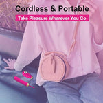 Rose Sex Toy For Clit G Spot Stimulation, Female Thrusting Vibrator, 10 Vibration Mode Massager Stick For Faster Orgasms