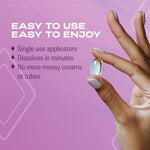 Personal Lubricant, Liquibeads Vaginal Moisturizer, 6 Bead Inserts And 6 Applicators To Supplement A Woman'S Natural Moisture For Comfort And Sex (Packaging May Vary)