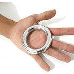 Male Penis Cock Ring Delay Head Glans Ring Stainless Steel Scrotum Ball Stretcher Weights Adult Sex Toys (Magnetic 45Mm Bold)