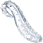 Glass Dildo Clear Crystal Anal Dildo Sex Toy, 6 Inch Small Tongue Dildo G-Spot Stick For Anal Vaginal Prostate Massage, Cute Dildo For Men/Women/Beginners Pleasure Wand