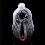 Lifelike White Black Color Mixed Ultral Soft Male Masturbator Silicone Stroker Fantasy 2 In 1 Unqiue Design Waterproof