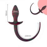 Silicone Dog Tail Butt Plug For Prostate Massage & Role Play - Anal Stimulation Toy For Men Women Couples
