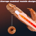 Penis Sleeve Cock Sleeve - Realistic Adult Male Sex Toys For Men Penis Extender Dildo Cock Ring Prolong Pleasure Testicles G Spot Stimulation Penis Enlarger Thicken For Mens Couples