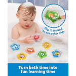 Starfish Floating Bath Toys, 26Pcs Bathtub Alphabet Letters Set, Montessori Educational Water Pool Toy Learning Activities Shower Toy Gift For Preschool Years Old Toddlers