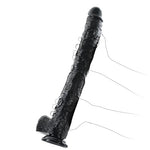 17.3'' Black Extra Long Dildo, Women Realistic Sex Toys