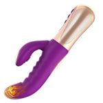 Rabbit Vibrator Sex Toys For Women - G Spot Clitoral Anal Dildo Vibrator With 7 Vibrating Modes & 6 Clit Speeds,Female Vibrator Wand Anal Nipples Stimulation Adult Sex Toys For Women Modena Purple