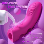 Finger Vibrator Sex Toys G Spot Vibrators With 10 Vibrations For Anal Clitoral Nipple Stimulation Mini Vibradores Heating Vibrater Adult Sex Toys For Women Couples Female