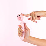 Natalie'S Toy Box Lick N' Stick Clit Flicker & G-Spot Vibrator, Dual Motor 2In1 Rechargeable Waterproof Massager For Clitoral Vaginal & Anal Stimulation, 20 Functions, Abs Silicone Adult Sex Toy