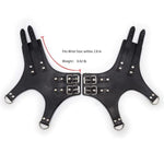 Bdsm Bondage Set With Sm Handcuffs, Leather Standing Hanging Restraints For Couples, Erotic Handcuffs For Sex Games, Handcuffs For Bondage And Extreme Pleasure With Handcuffs