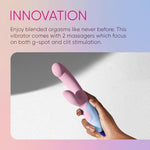 Rabbit Dual-Stimulation Sex Toys - Adult Toy With 20 Vibration Modes, Waterproof, Body-Safe Materials, Uses 4 Aaa Batteries For Up To 90 Minutes - Premium Quality Sex Toy
