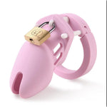 Silicone Cock Cage Chastity Cage Chastity Device For Male Penis Exercise (Pink, A122)