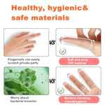 2Pcs Transparent Finger Condoms,Adult Finger Sleeves?G-Spot Clitoral Vagina Anal Nipple Stimulation?Sex Toys For Adults Women Men Couples