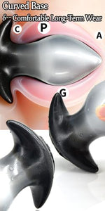 Tapered Anal Plug Wearable Butt Plug Dilator 6.02 x 2.72 inch Sex Toy (XL)
