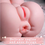 Sex Doll for Men Male Masturbator, Adult Sex Doll with Penetrable Big Nipples, 5 in 1 Sex Dolls Torso with 3D Realistic Breasts Vagina Anal Channel, Female Sex Love Doll for Men Masturbation