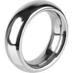 Heavy Duty Stainless Steel Penis Cock Ring Scrotum C-Ring Harder Stronger Erection Penis Enhancer Delay Ejaculation (M)