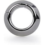 Male Penis Cock Ring Smooth Arc Ring Delay Ring Stainless Steel Scrotum Ball Stretcher Weights Pleasure Enhancing Sex Toys