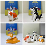 3D Origami Puppy Craft Kit with Husky, Corgi & Shiba Inu Designs for Teens & Adults