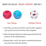 Romantic Naughty Dice Set For Adults Couple Funny Dice Couples Game For Anniversary Valentines Day Wedding Gift,Couple Game Choices 12Dt11