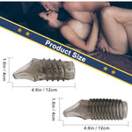 New Penis Rings For Men Erection, 2Pcs Reusable Cock Rings Penis Enlarge Sleeves Girth, Long Lasting Stronger Strechy Adult Sex Toys For Men Or Couple Enhance Sexual Pleasure