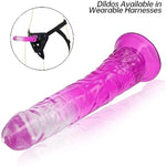 Realistic Jelly Dildos Female Vaginal G-Spot Stimulator Adult Sex Toys With Suction Cup Base For Hands-Free Play, Thickness Flexible Soft Penis For Woman Pleasure (Large)