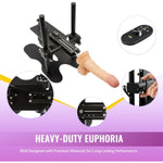 Automatic Sex Machine Gun Adult Toy Device With Realistic Dildo, Sex Massage Gun Masturbator For Women With 8 Thrusting Modes, 5X More Powerful Fully Adjustable With 1 Remote, Aluminum Oxide