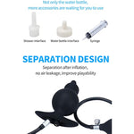 Inflatable Anal Plug With Pump And Anal Shower Enema Silicone, Fetish Bdsm Anal Sex Large Anal Plug Dilator, Prostate Stimulation Vaginal Anal Dildo Anal Sex Toy