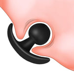 Silicone Anal Beads, Built-In Activity Ball Butt Plugs With Curved Base For Anus Stimulation, Massage Anal Trainer Anal Plug For Men Women And Couples (1 Anal Bead)
