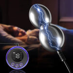 Remote Controlled Dual Ball Anal Plug Stimulation With 8 Modes Metal Sm Sex Toys For Female Men Couples