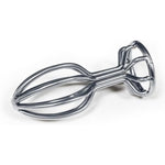 Anal Plug,Metal Buttplug,Hollow Out Anal Toys,Anal Sex Toys For Beginners And Advanced Users,Sex Toy For Vagina,Anal Training But Plug,Plug Anal For Couples (Large), Silver