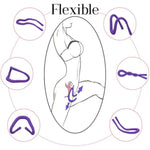 Adjustable Labia Clamps Pussy Spreader, Body Safe Silicone Vagina Expander G-Spot Stimulation Oral Sex Vaginal Lips Hands-Free Spreader, Bdsm Flirting Sex Toys For Women Self Check Tools