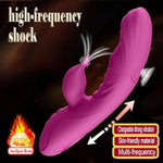 Vibrator G Spot Vibrator Thrusting Dildo Adult Toys Vibrating Licking Independent Mode With 7 Adjustable Intensities Sex Toys Rabbit Vibrators Thrusting Vibrator Adult Sex Toy For Women And Couple