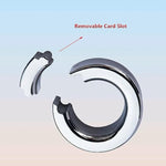 Cock Ring Stainless Steel Heavy Penis Rings Metal Removable Testicle Stretcher Scrotum Weight Pendant Adult Sm Chastity Training Bondage Sex Toys For Men (154-L)