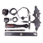 Bondage Gear & Accessories For Adults Bed Restraints Bdsm Set With Mouth Gag Handcuffs Eye Mask Toys Kit For Couples