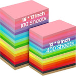 Bulk Colored Construction Paper Set for Arts and Crafts Projects